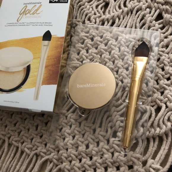 bareMinerals•Gold Obsession Illuminator + brush - Picture 5 of 6